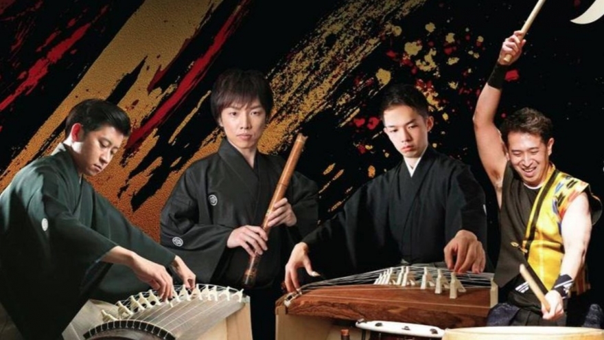 Traditional Japanese band AKATSUKI to hold concert in Hue